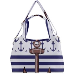 Double Compartment Shoulder Bag 
