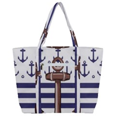 Zip Up Canvas Bag 