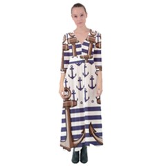 Button Up Maxi Dress 