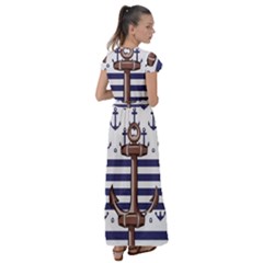 Flutter Sleeve Maxi Dress 