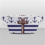 Anchor Background Design Waist Bag 