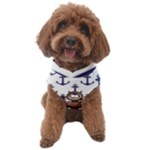 Anchor Background Design Dog Sweater