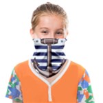 Anchor Background Design Face Covering Bandana (Kids)