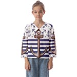 Anchor Background Design Kids  Sailor Shirt