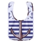 Anchor Background Design Baby Bib