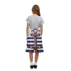 Kids  Ruffle Flared Wrap Midi Skirt 