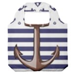 Anchor Background Design Premium Foldable Grocery Recycle Bag