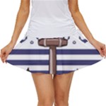 Anchor Background Design Women s Skort