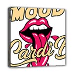 Music Hip Hop Text Black White 3d Mini Canvas 8  x 8  (Stretched)