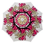 Music Hip Hop Text Black White 3d Straight Umbrellas