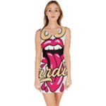 Music Hip Hop Text Black White 3d Bodycon Dress