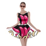 Music Hip Hop Text Black White 3d Skater Dress
