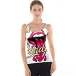 Music Hip Hop Text Black White 3d Women s Basic Tank Top