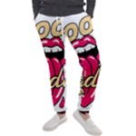 Music Hip Hop Text Black White 3d Men s Jogger Sweatpants