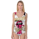 Music Hip Hop Text Black White 3d Princess Tank Leotard 