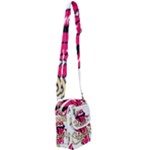 Music Hip Hop Text Black White 3d Shoulder Strap Belt Bag