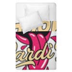 Music Hip Hop Text Black White 3d Duvet Cover Double Side (Single Size)