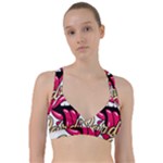 Music Hip Hop Text Black White 3d Sweetheart Sports Bra