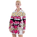 Music Hip Hop Text Black White 3d Women s Long Sleeve Casual Dress