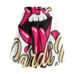 Music Hip Hop Text Black White 3d High Waist Skirt