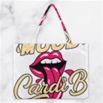 Music Hip Hop Text Black White 3d Medium Tote Bag