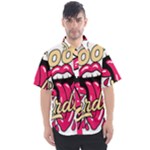 Music Hip Hop Text Black White 3d Men s Short Sleeve Shirt