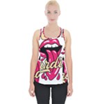 Music Hip Hop Text Black White 3d Piece Up Tank Top