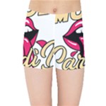 Music Hip Hop Text Black White 3d Kids  Sports Shorts