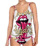Music Hip Hop Text Black White 3d Tankini Set