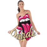 Music Hip Hop Text Black White 3d Love the Sun Cover Up