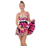 Music Hip Hop Text Black White 3d Inside Out Casual Dress