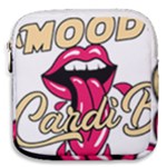Music Hip Hop Text Black White 3d Mini Square Pouch