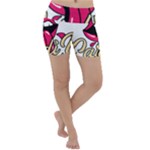 Music Hip Hop Text Black White 3d Lightweight Velour Yoga Shorts