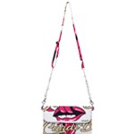 Music Hip Hop Text Black White 3d Mini Crossbody Handbag