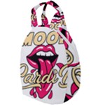 Music Hip Hop Text Black White 3d Travel Backpack