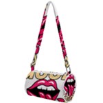 Music Hip Hop Text Black White 3d Mini Cylinder Bag