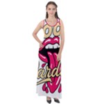 Music Hip Hop Text Black White 3d Sleeveless Velour Maxi Dress