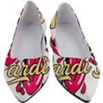 Music Hip Hop Text Black White 3d Women s Block Heels 