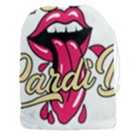 Music Hip Hop Text Black White 3d Drawstring Pouch (3XL)