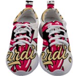 Music Hip Hop Text Black White 3d Kids Athletic Shoes