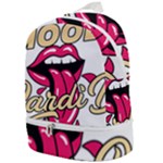 Music Hip Hop Text Black White 3d Zip Bottom Backpack
