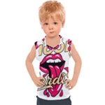 Music Hip Hop Text Black White 3d Kids  Sport Tank Top
