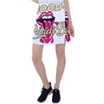 Music Hip Hop Text Black White 3d Tennis Skirt