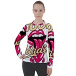 Music Hip Hop Text Black White 3d Women s Pique Long Sleeve T-Shirt