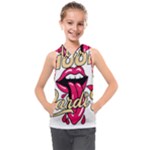Music Hip Hop Text Black White 3d Kids  Sleeveless Hoodie