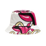 Music Hip Hop Text Black White 3d Inside Out Bucket Hat