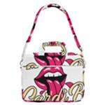 Music Hip Hop Text Black White 3d MacBook Pro 16  Shoulder Laptop Bag