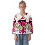 Music Hip Hop Text Black White 3d Kids  Sailor Shirt