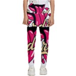 Music Hip Hop Text Black White 3d Kids  Skirted Pants