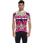 Music Hip Hop Text Black White 3d Men s Short Sleeve Cycling Jersey